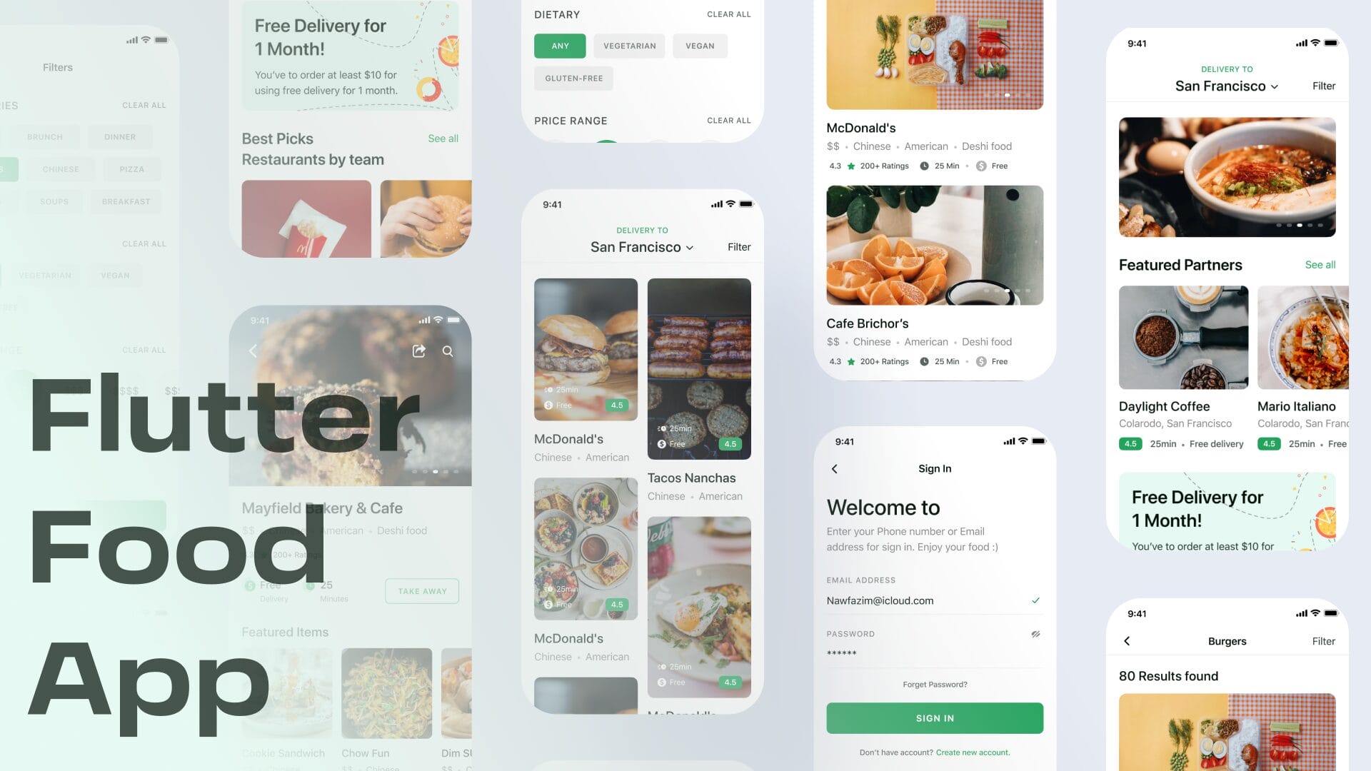 Flutter Restaurant And Food Delivery App UI Design in Flutter with Source Code