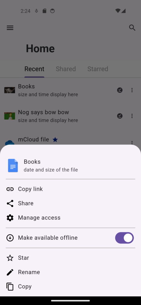 Flutter mCloud App built using Flutter