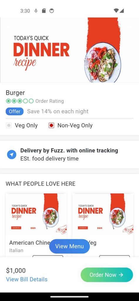 Flutter Fuzz App UI Design an E-Commerce App
