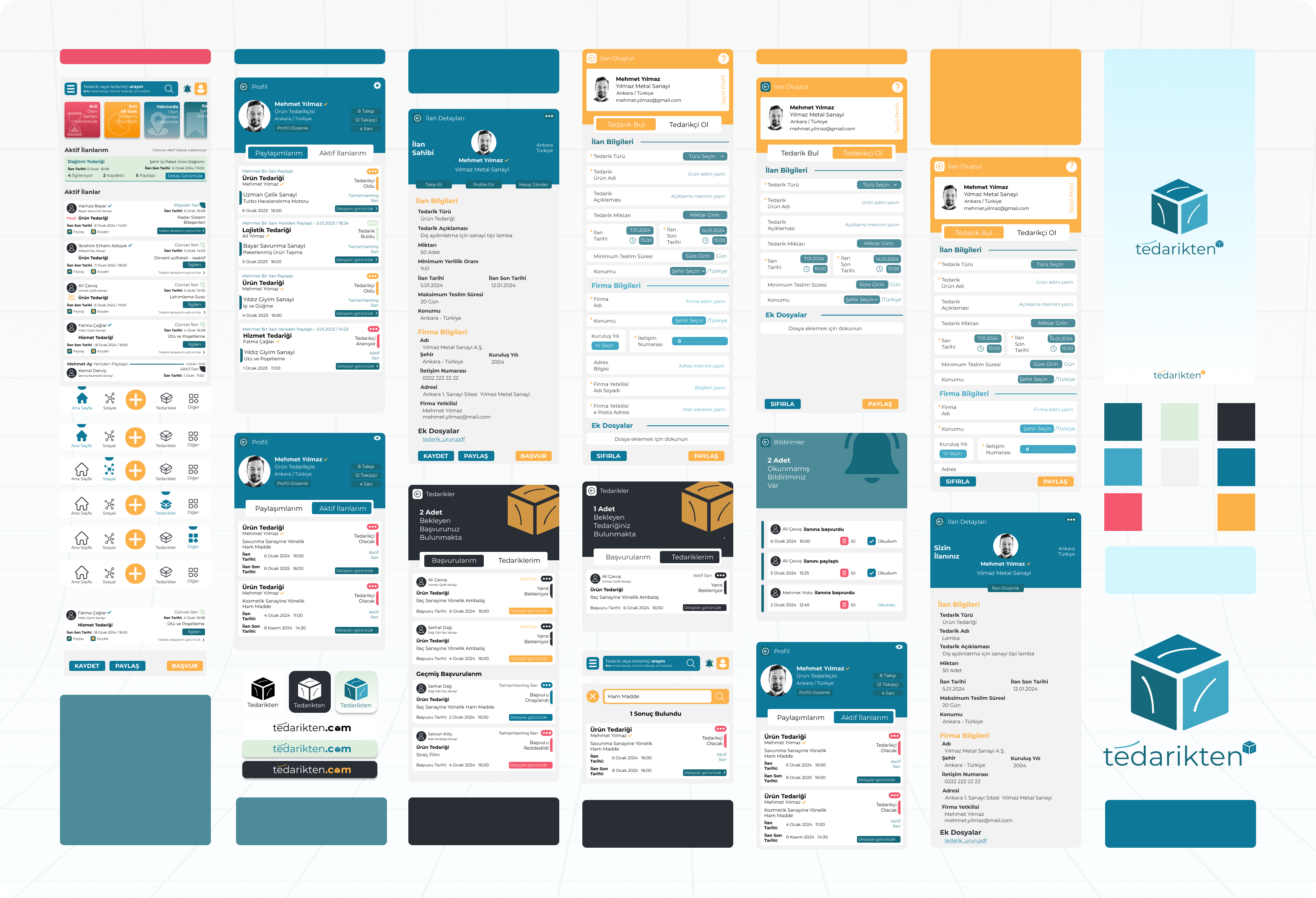 Flutter Supplier App for the Industrial Sector using Flutter with source code