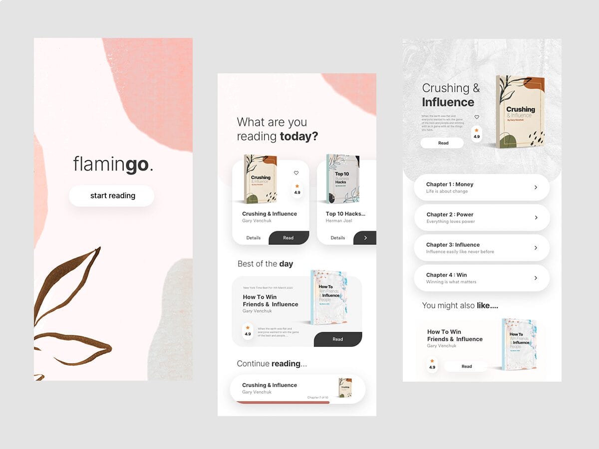 Flutter eBook App UI Design 📚📱 with the source code in 2024