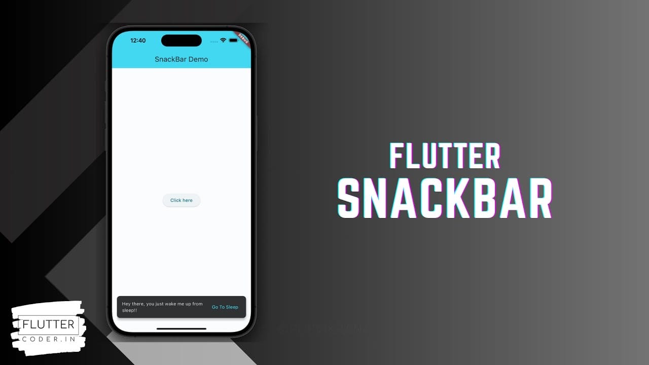 Flutter Snackbar: Learn how to display the Snackbar in your Flutter Mobile Application