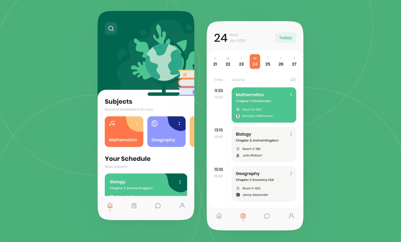 Free Schedule Management Platform UI design in 2025