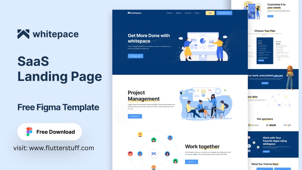 Free SaaS Landing Page Design in 2024