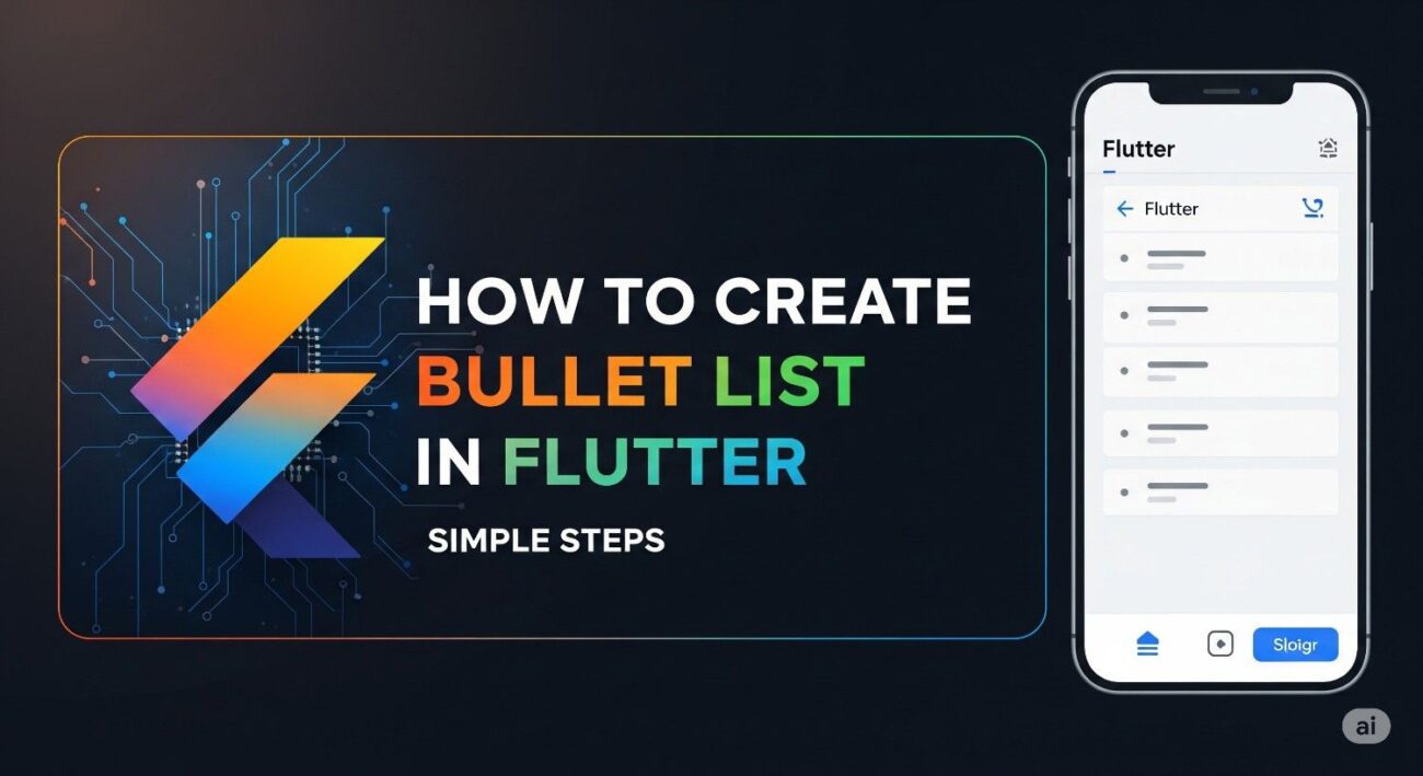 How to Create Bullet List in Flutter