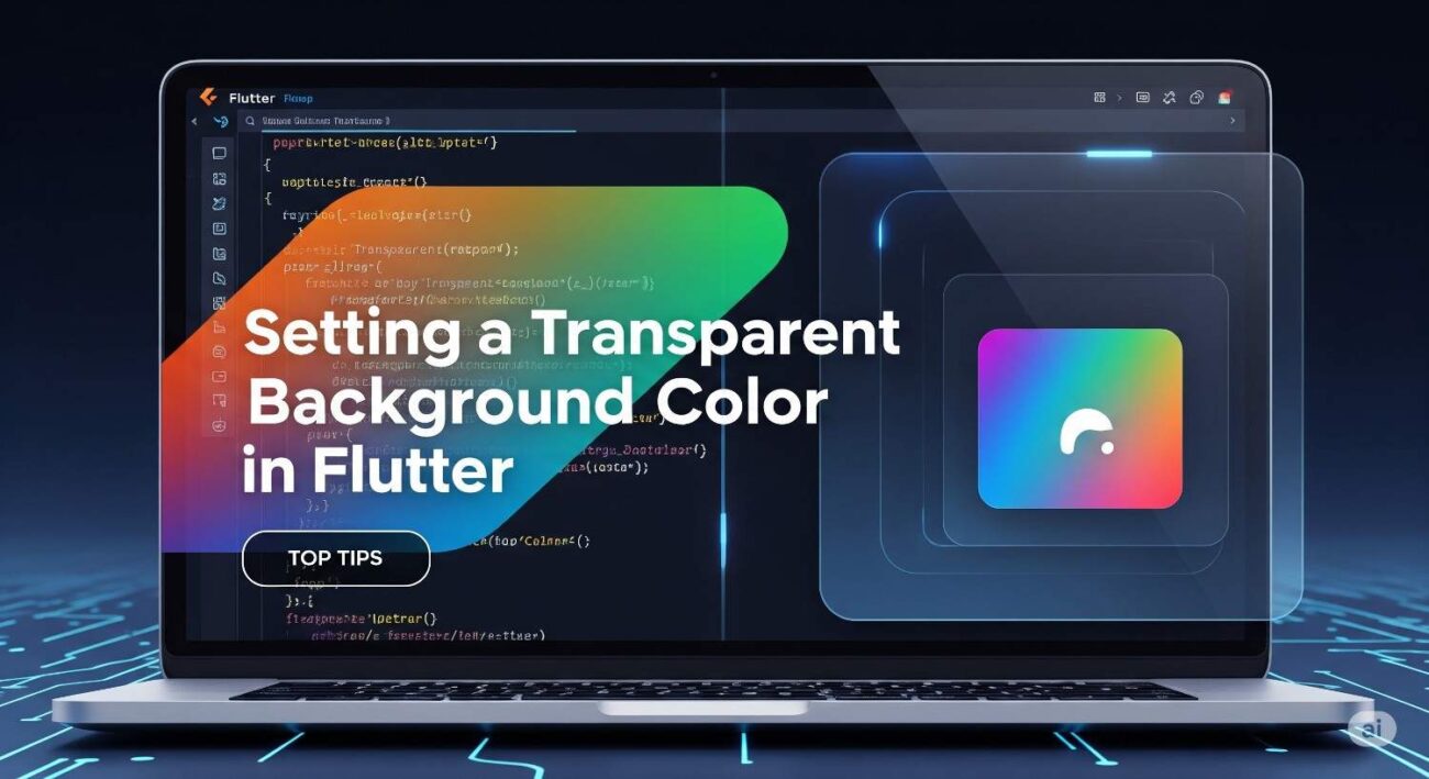 Setting a Transparent Background Color in Flutter