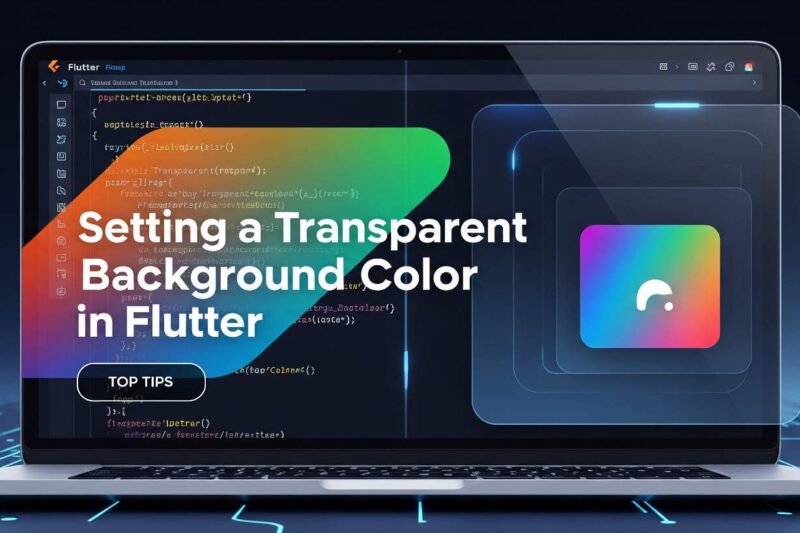 Setting a Transparent Background Color in Flutter: A Step-by-Step Guide