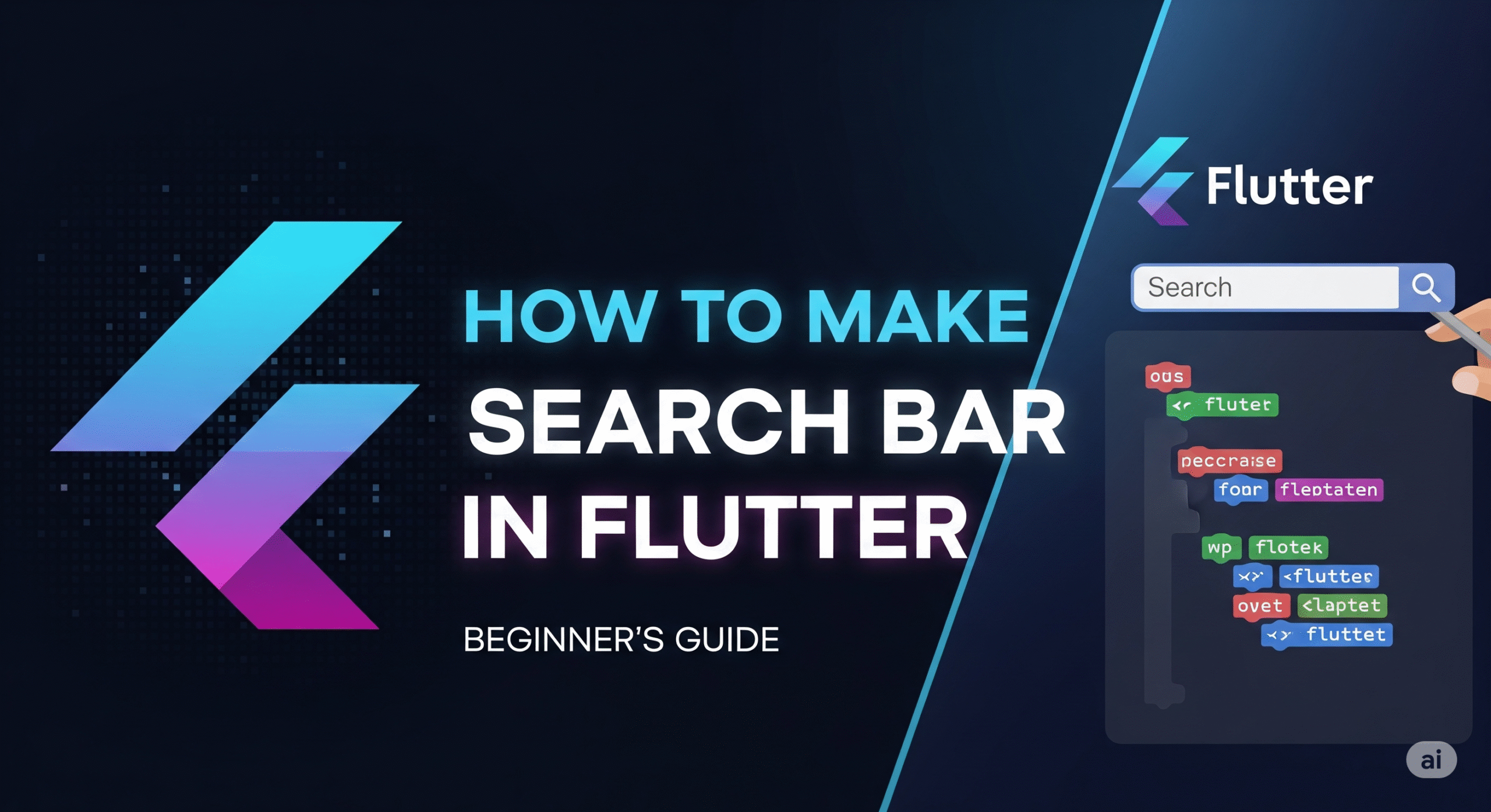 How to make Search Bar in Flutter